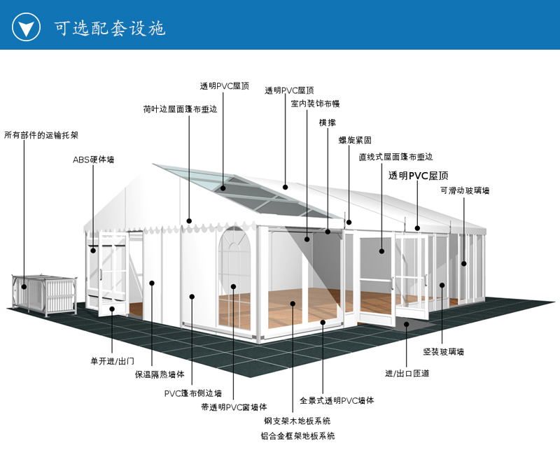 小型多邊形篷房，小型篷房，多邊形篷房，尖頂篷房，篷房定制